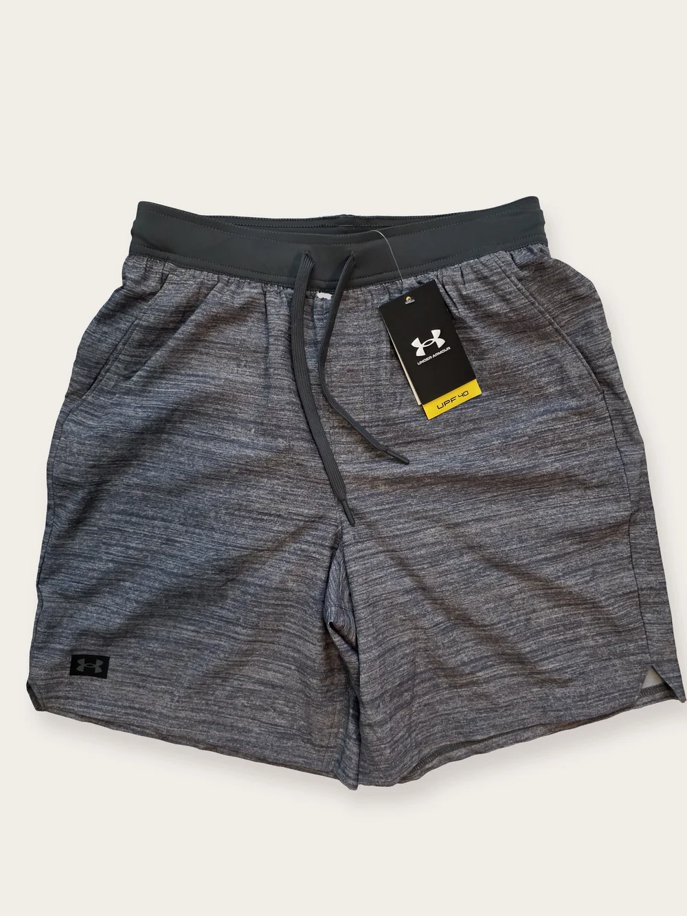 NWT Under Armour Storm Shorebreak 2-in-1 Board Shorts Gray/Black Men's Small